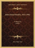 Cover: John Daniel Runkle, 1822-1902 - Kessinger Publishing