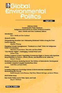 Abbildung von: Global Environmental Politics - MIT Press