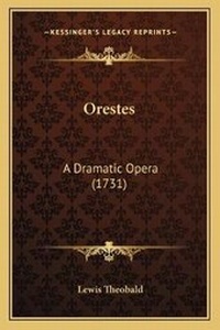 Enlarge image Cover: Orestes - Kessinger Publishing