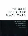 Cover: End of Don't Ask, Don't Tell - National Defense University Press,U.S.