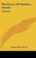 Cover: The Poetry Of Matthew Arnold - Kessinger Publishing