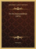 Cover: De Dei Immutabilitate (1871) - Kessinger Publishing