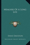 Cover: Memoirs Of A Long Life - Kessinger Publishing