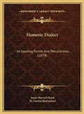 Cover: Homeric Dialect - Kessinger Publishing