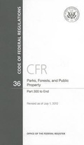Bild: CFR6589 Parks Forests and Public Property Parts 300-END - Government Printing Office