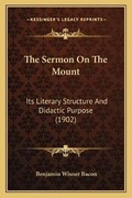 Cover: The Sermon On The Mount - Kessinger Publishing