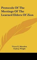 Cover: Protocols Of The Meetings Of The Learned Elders Of Zion - Kessinger Publishing