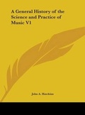 Cover: A General History of the Science and Practice of Music V1 - Kessinger Publishing