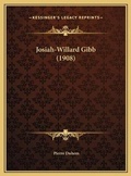 Cover: Josiah-Willard Gibb (1908) - Kessinger Publishing