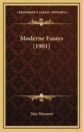 Cover: Moderne Essays (1901) - Kessinger Publishing