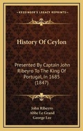 Cover: History Of Ceylon - Kessinger Publishing