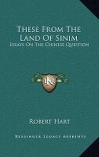 Enlarge image Cover: These From The Land Of Sinim - Kessinger Publishing