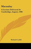 Cover: Macaulay - Kessinger Publishing