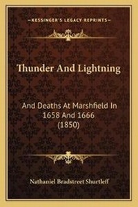 Enlarge image Cover: Thunder And Lightning - Kessinger Publishing