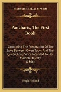 Enlarge image Cover: Pancharis, The First Book - Kessinger Publishing