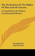 Cover: The Declaration Of The Rights Of Man And Of Citizens - Kessinger Publishing