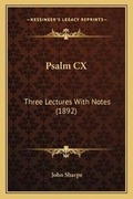 Cover: Psalm CX - Kessinger Publishing
