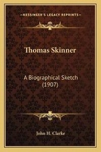 Enlarge image Cover: Thomas Skinner - Kessinger Publishing
