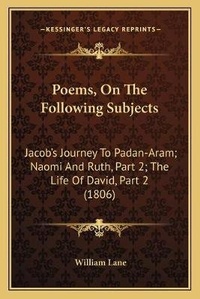 Enlarge image Cover: Poems, On The Following Subjects - Kessinger Publishing