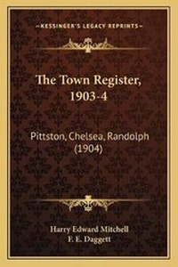 Enlarge image Cover: The Town Register, 1903-4 - Kessinger Publishing