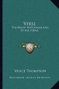 Cover: Verse - Kessinger Publishing