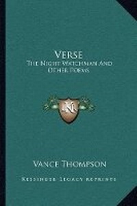 Enlarge image Cover: Verse - Kessinger Publishing