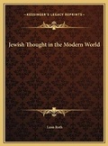 Cover: Jewish Thought in the Modern World - Kessinger Publishing