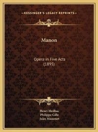 Enlarge image Cover: Manon - Kessinger Publishing