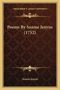 Cover: Poems By Soame Jenyns (1752) - Kessinger Publishing