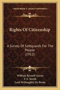Enlarge image Cover: Rights Of Citizenship - Kessinger Publishing