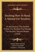 Cover: Teaching How To Read, A Manual For Teachers - Kessinger Publishing