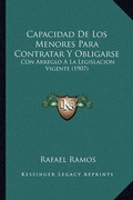 Bild: Capacidad De Los Menores Para Contratar Y Obligarse - Kessinger Publishing