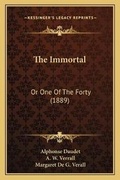 Cover: The Immortal - Kessinger Publishing