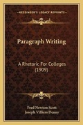 Cover: Paragraph Writing - Kessinger Publishing