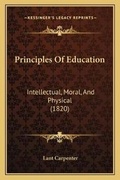 Cover: Principles Of Education - Kessinger Publishing