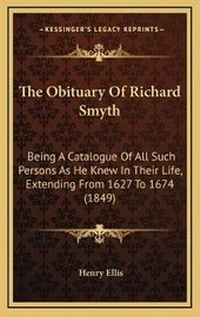Abbildung von: The Obituary Of Richard Smyth - Kessinger Publishing