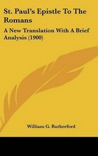 Bild: St. Paul's Epistle to the Romans - Kessinger Publishing