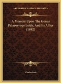 Cover: A Memoir Upon The Genus Palaeosyops Leidy, And Its Allies (1892) - Kessinger Publishing