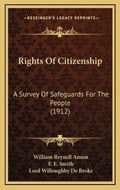 Cover: Rights Of Citizenship - Kessinger Publishing