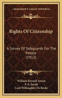 Enlarge image Cover: Rights Of Citizenship - Kessinger Publishing