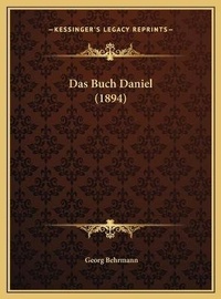 Enlarge image Cover: Das Buch Daniel (1894) - Kessinger Publishing