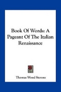 Enlarge image Cover: Book Of Words - Kessinger Publishing