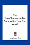 Cover: The New Testament - Kessinger Publishing