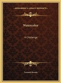Cover: Watercolor - Kessinger Publishing