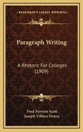 Cover: Paragraph Writing - Kessinger Publishing