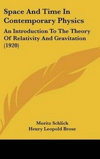 Abbildung von: Space and Time in Contemporary Physics - Kessinger Publishing