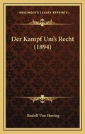 Cover: Der Kampf Um's Recht (1894) - Kessinger Publishing