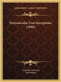 Abbildung von: Demodicidae Und Sarcoptidae (1899) - Kessinger Publishing