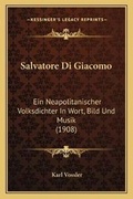 Cover: Salvatore Di Giacomo - Kessinger Publishing