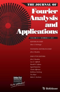 Abbildung von: Journal of Fourier Analysis and Applications - Birkhäuser